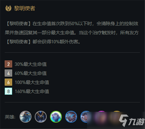 云顶之弈盖伦八黎明一马当先最新版本阵容怎么搭配云顶之弈手游