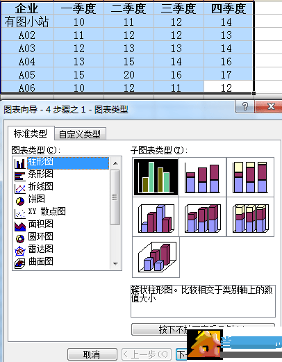 excel图表制作的简单方法