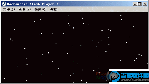 满天飞雪Flash动画制作效果的具体步骤操作教程