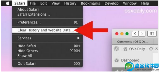 Mac版Safari浏览器浏览记录清理方法