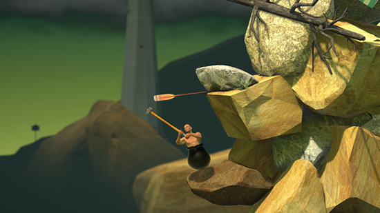 掘地求升最快通关视频 Getting Over It With Bennett Foddy3分钟通关视频