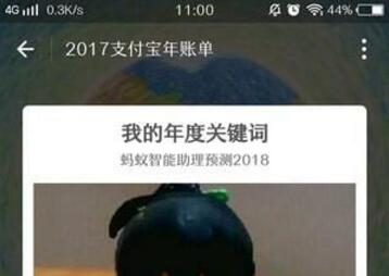 支付宝2017我的年度关键词是怎么判定的？是什么原理？