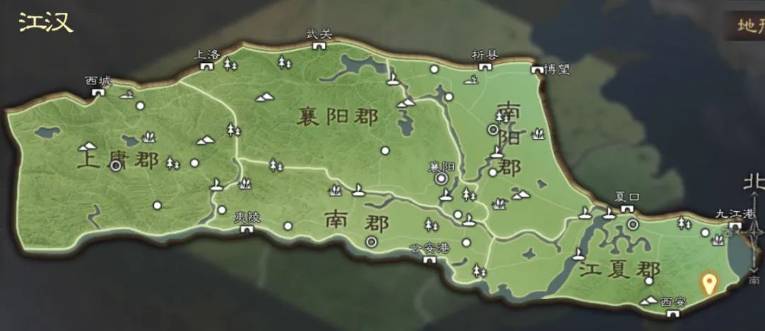 三国志战略版地形图图片