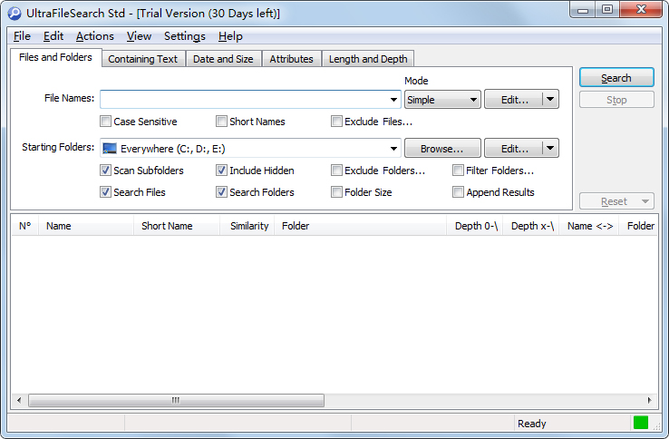 UltraFileSearch Standard 6.5 instaling