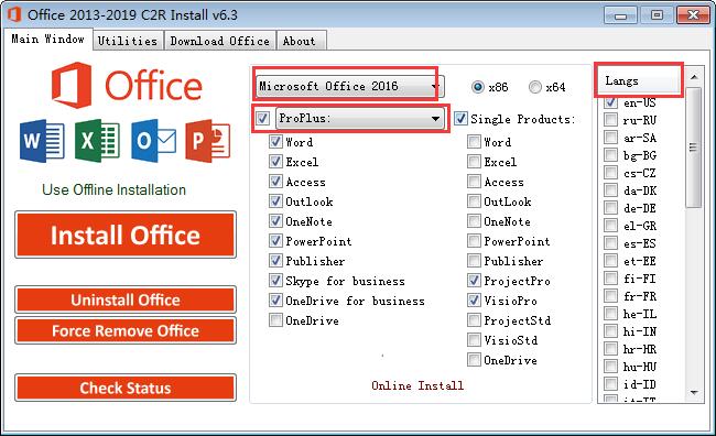 download Office 2013-2021 C2R Install v7.7.3