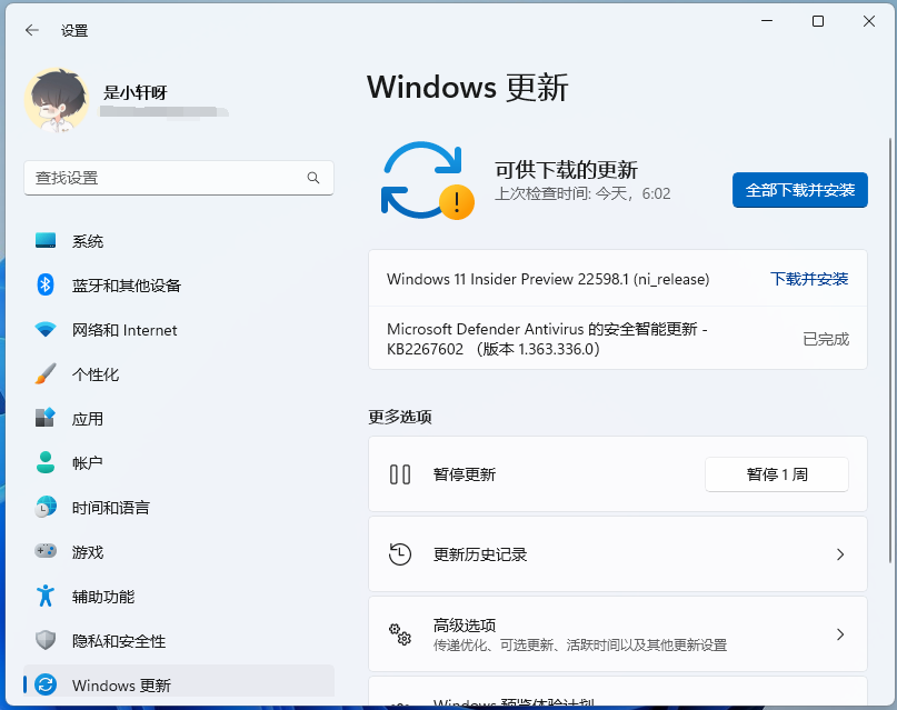 微软Win11 Dev预览版Build 22598.200(ni_release)来了！完整更新功能一览！