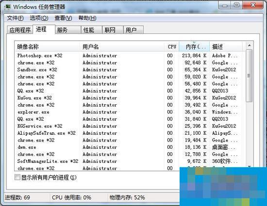 Win7系统哪些进程可以关闭？Win7系统进程关闭的方法