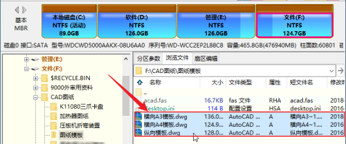 diskgenius复制文件到指定目录方法