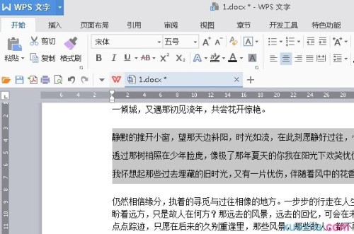 WPS怎么对段落文字进行处理操作方法教学