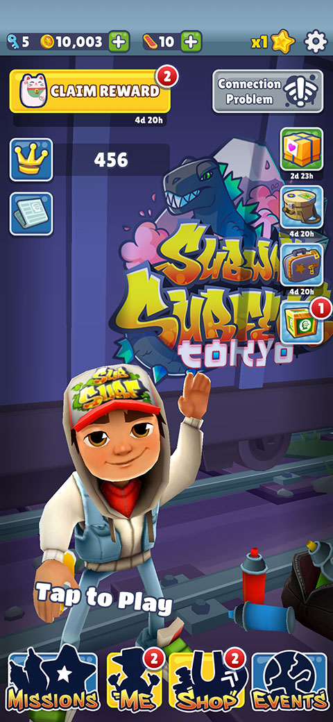 地铁跑酷国际服无限金币无限钥匙版(Subway Surf) v3.27.0