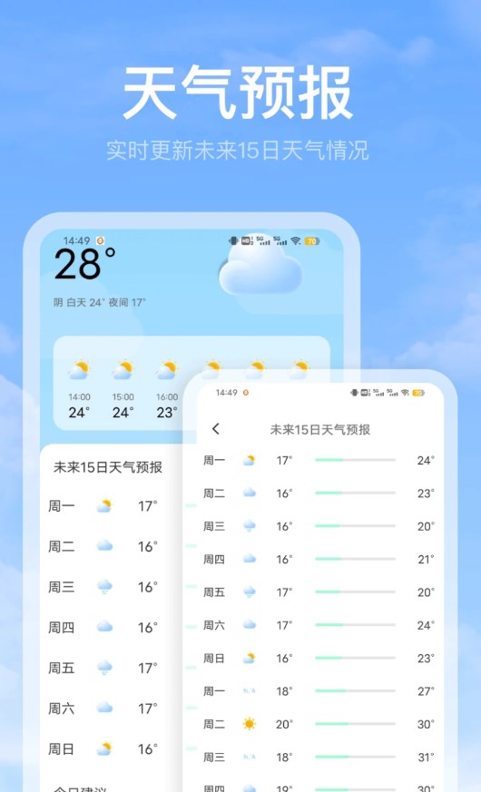 比特鹿黄历天气雷达app官方版图片1