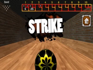 Bowling 3D Cool Strike Wins游戏