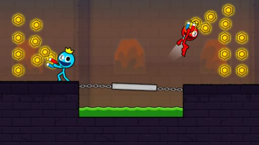 Red and Blue Stickman 2最新版