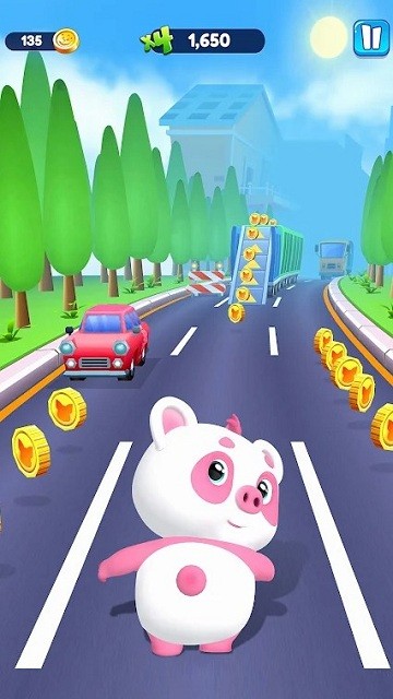 小猪熊猫跑酷手机游戏(Panda Run) v1.0.2 安卓版 3