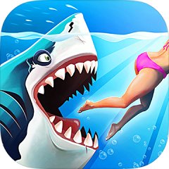 饥饿鲨世界破解版无限珍珠钻石金币最新版 v5.4.0