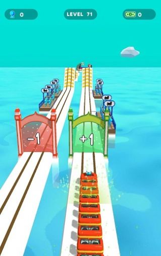 轨道合拢游戏中文版（Dual Roller Coaster）图2: