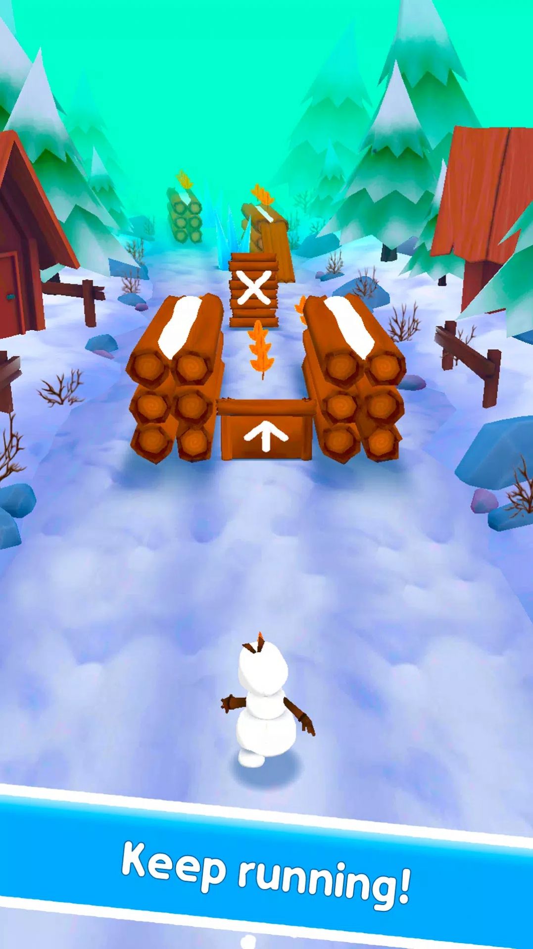 雪人狂奔冰冻之旅游戏官方版（Snowman Rush Frozen run）图3: