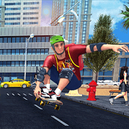 疯狂滑板少年极速城市跑酷2024官方版 v1.0